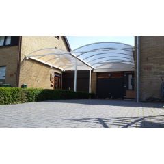 Gebogen Carport CP20 - Dubbele Boog