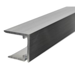Afsluitprofiel 16 mm - 16 mm polycarbonaat - 1