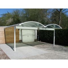 Gebogen Carport CP25 - Dubbele Boog - Vrije overspanning