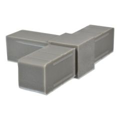 Kunststof T-stuk voor koker 20x20 mm