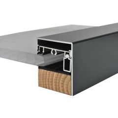 Polycarbonaat Profiel P50 - Zijprofiel 16 mm