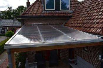 Polycarbonaat Bovenbouw - Dakpakket Trend - Muuraanbouw